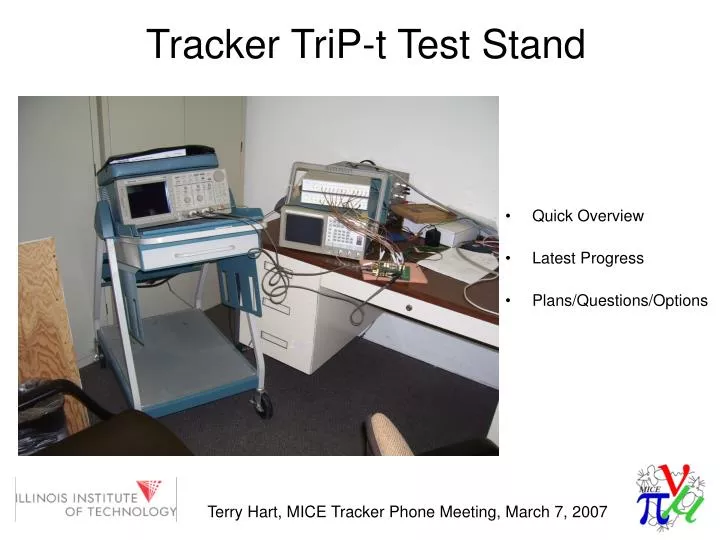 tracker trip t test stand