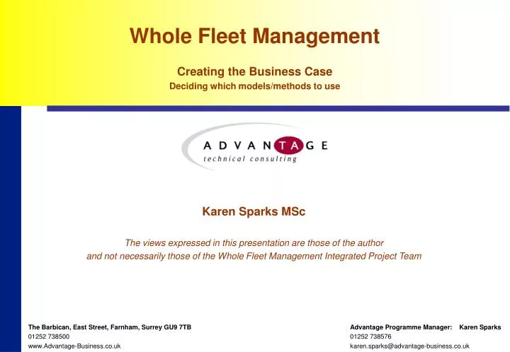 whole fleet management