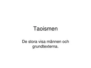 Taoismen