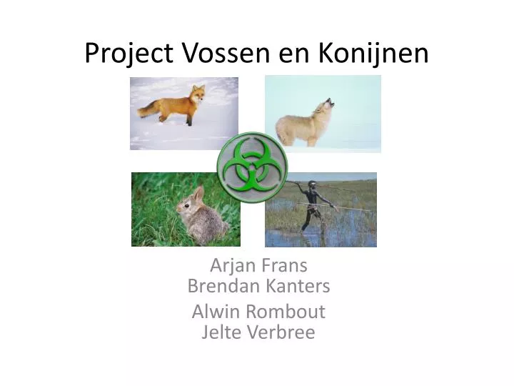 project vossen en konijnen