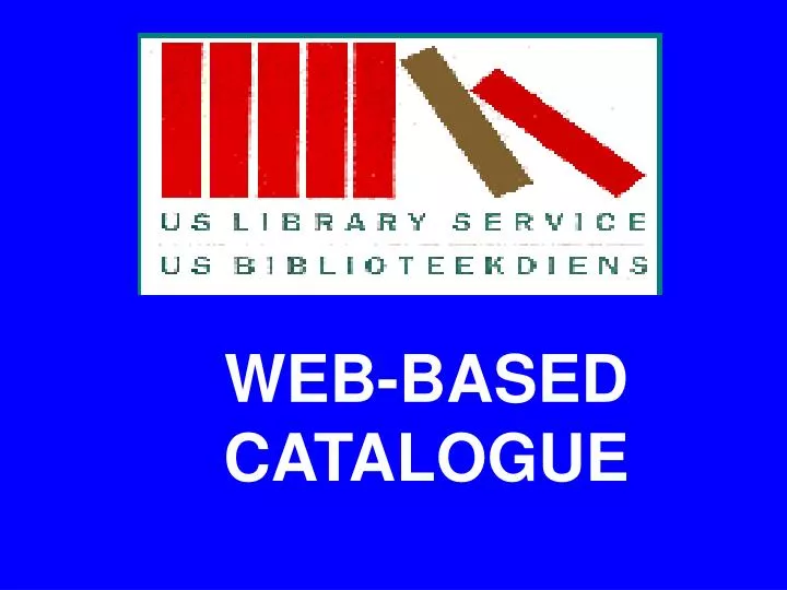 web based catalogue