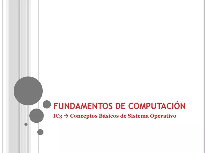 fundamentos de computaci n