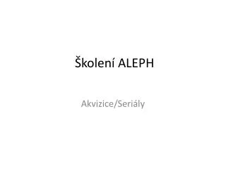 kolen aleph