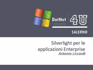 silverlight per le applicazioni enterprise