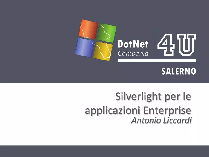 silverlight per le applicazioni enterprise