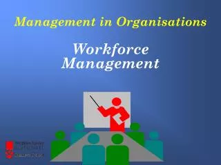 Management in Organisations Workforce Management