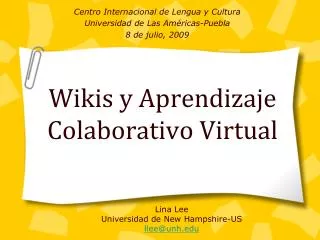 wikis y aprendizaje colaborativo virtual