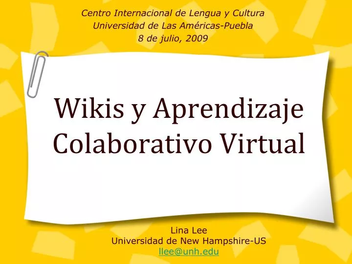 wikis y aprendizaje colaborativo virtual
