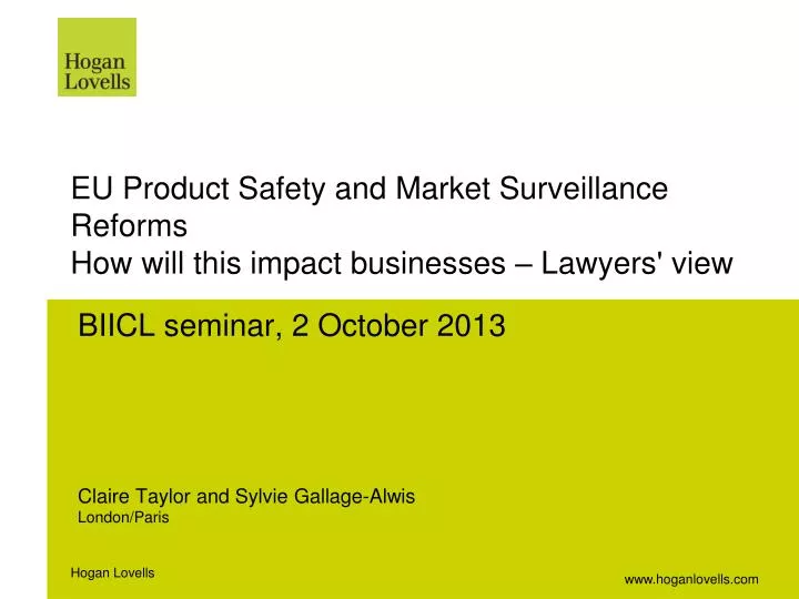 eu product safety and market surveillance reforms how will this impact businesses lawyers view