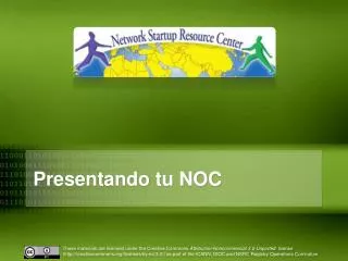presentando tu noc