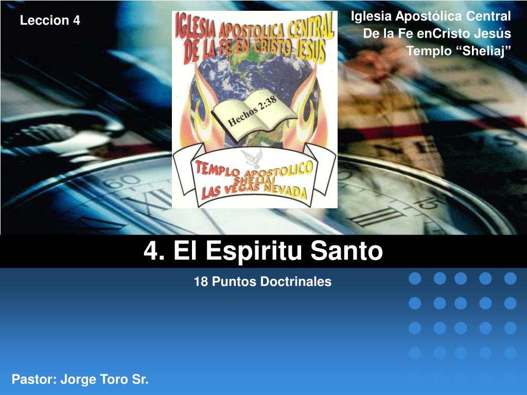PPT - 4. El Espiritu Santo PowerPoint Presentation, free download - ID ...