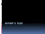 Author’s Bias - slide 1
