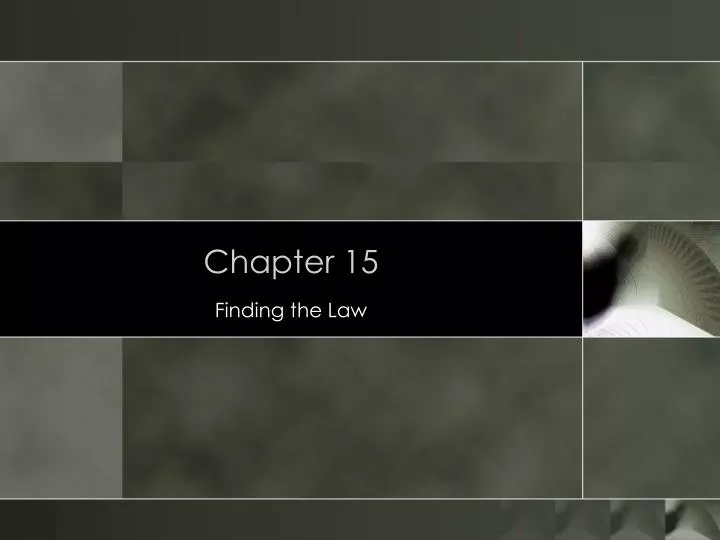 chapter 15