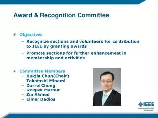 Award &amp; Recognition Committee