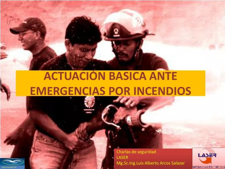 PPT - ACTUACIÓN BASICA ANTE EMERGENCIAS POR INCENDIOS PowerPoint ...