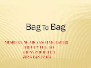 Bag To Bag
