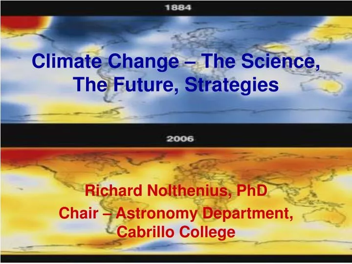 climate change the science the future strategies