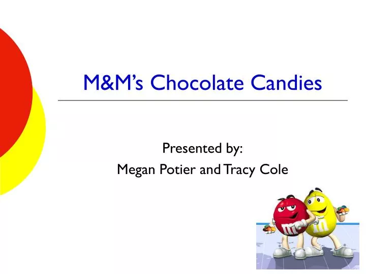 m m s chocolate candies