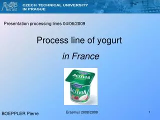 Presentation processing lines 04/06/2009