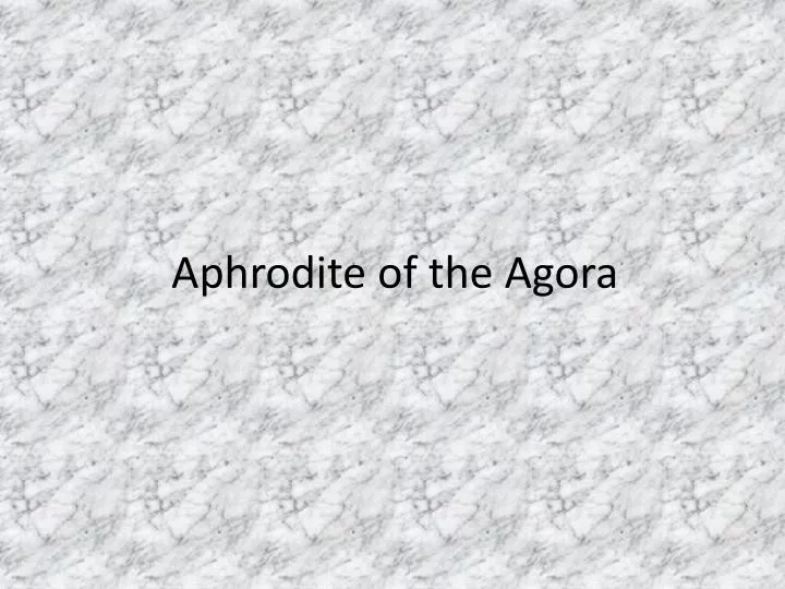 aphrodite of the agora
