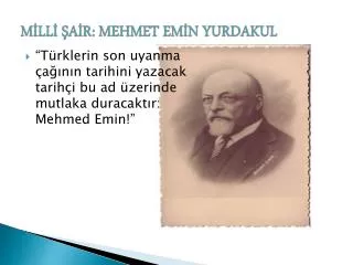 m ll a r mehmet em n yurdakul