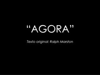 agora
