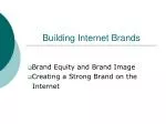 Building Internet Brands - slide 1