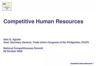 Competitive Human Resources