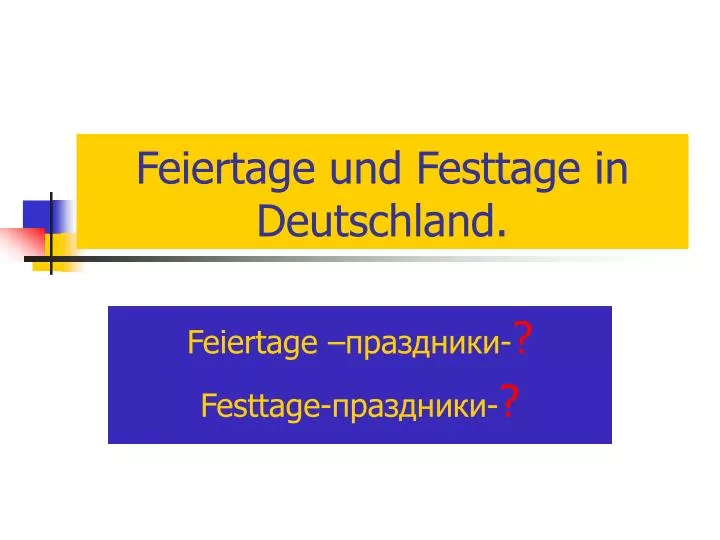 feiertage und festtage in deutschland