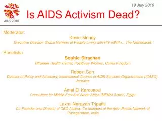 Is AIDS Activism Dead?