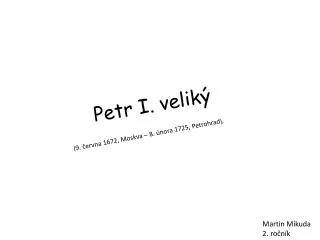 petr i velik