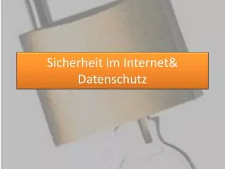 sicherheit im internet datenschutz