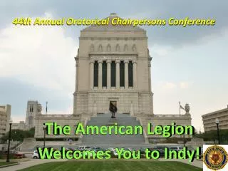44th Annual Oratorical Chairpersons Conference