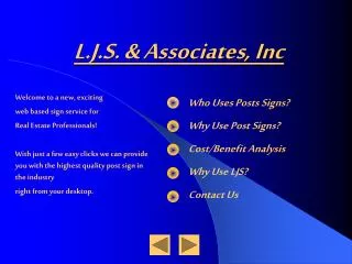 L.J.S. &amp; Associates, Inc