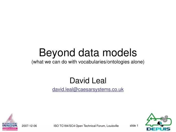 beyond data models what we can do with vocabularies ontologies alone