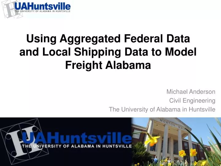 using aggregated federal data and local shipping data to model freight alabama