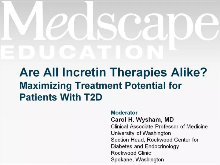 are all incretin therapies alike maximizing treatment potential for patients with t2d