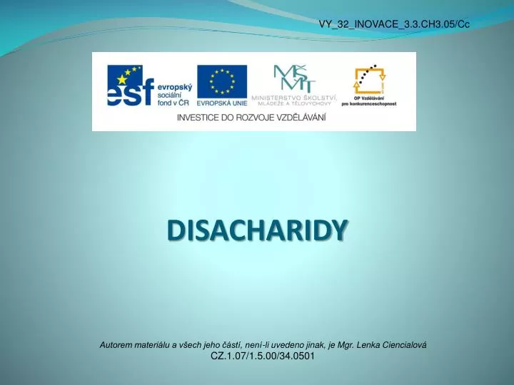 disacharidy