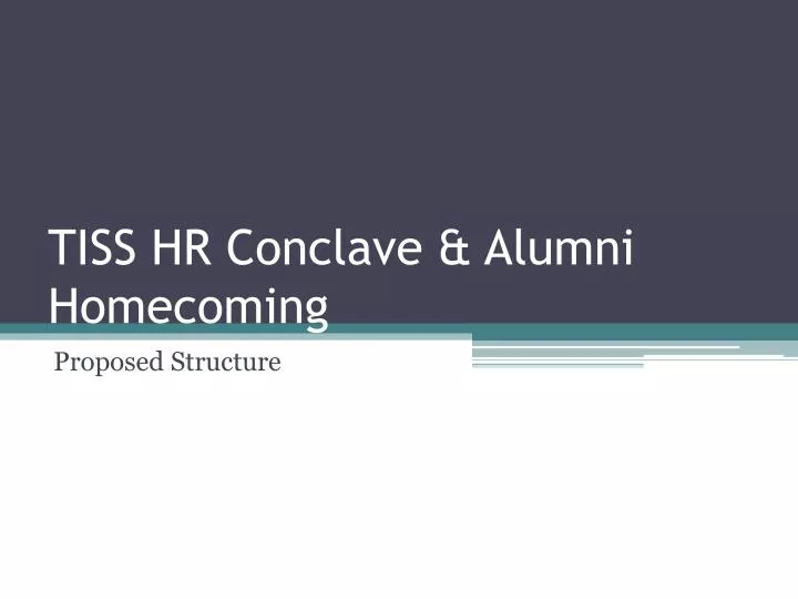 tiss hr conclave alumni homecoming