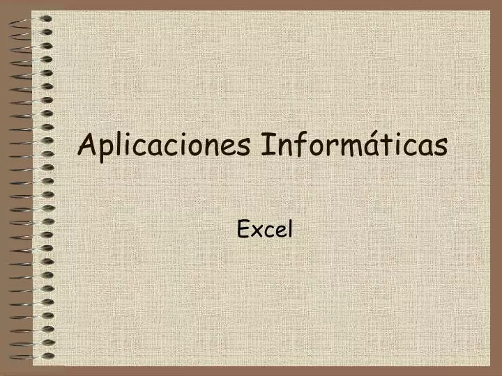 aplicaciones inform ticas