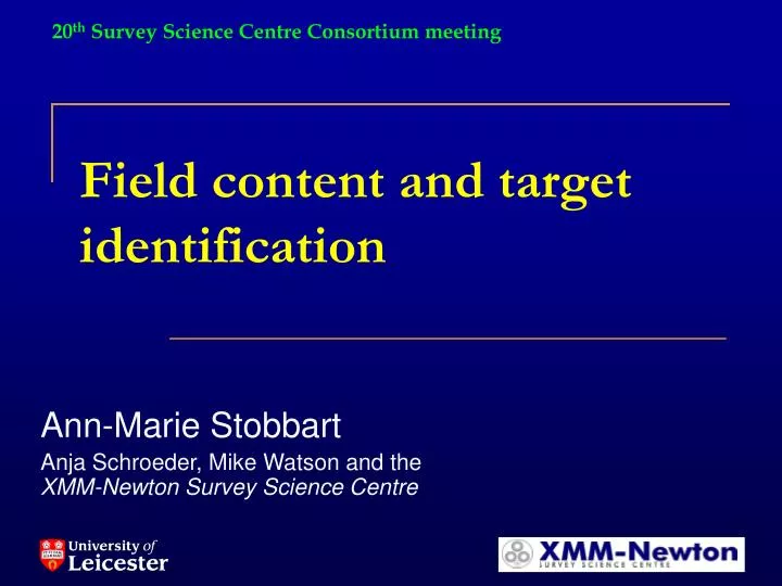 field content and target identification