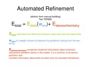 Automated Refinement