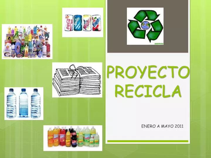 proyecto recicla