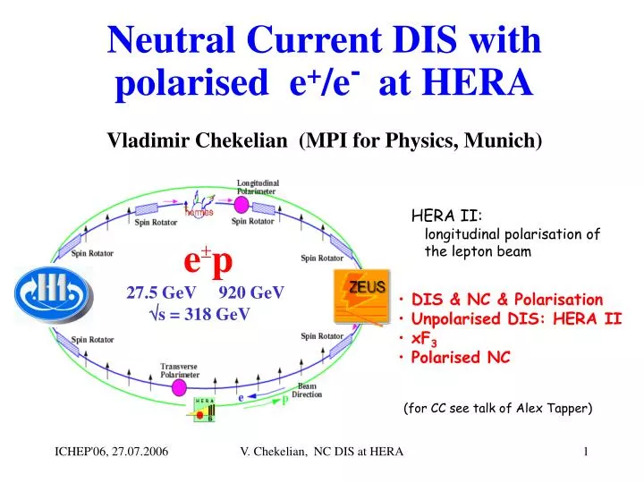 neutral current dis with polarised e e at hera