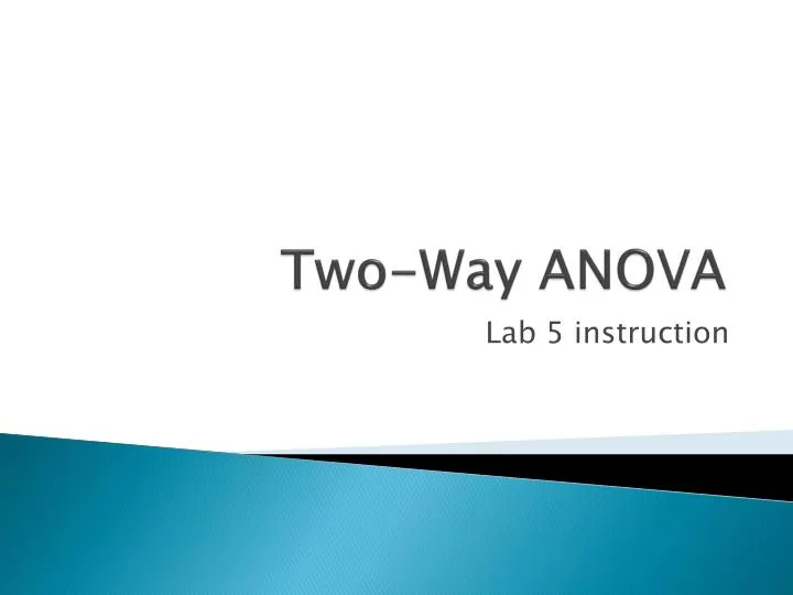 two way anova