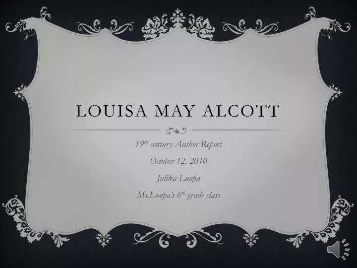 louisa may alcott