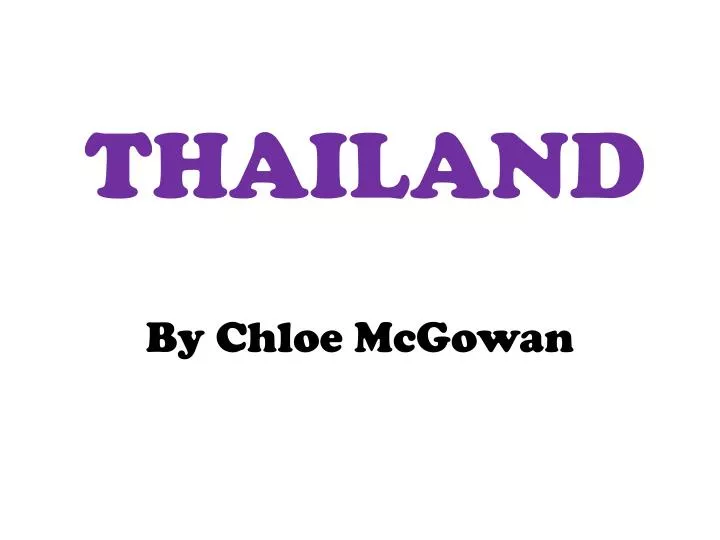 thailand