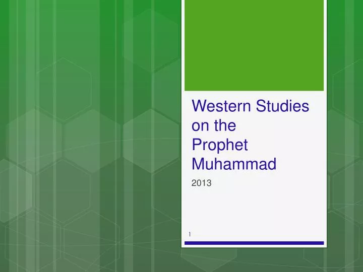 western studies on the prophet muhammad