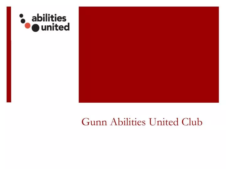 gunn abilities united club