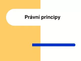 pr vn principy